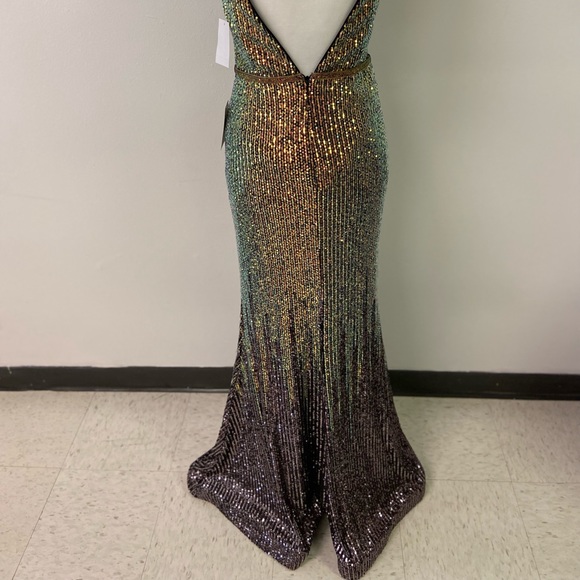 GLOW Dress Gunmetal Size 6 New With Tags - Picture 10 of 10